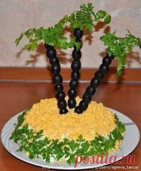 Салат "Пальмы".