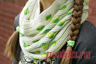 Ravelry: пестрый узор клобук Николь Монтгомери