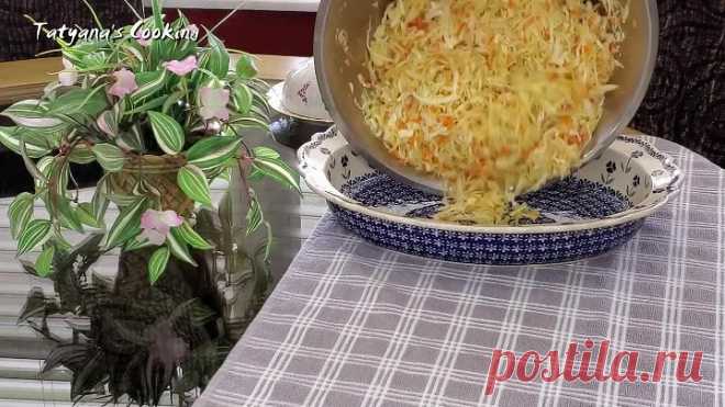 Тушеная капуста с мясом. Получается ЦЕЛЬНАЯ НЕ ВОДЯНАЯ