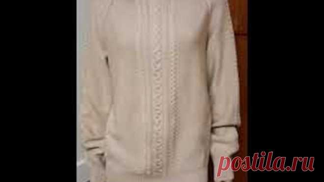 Свитер вязанный регланом