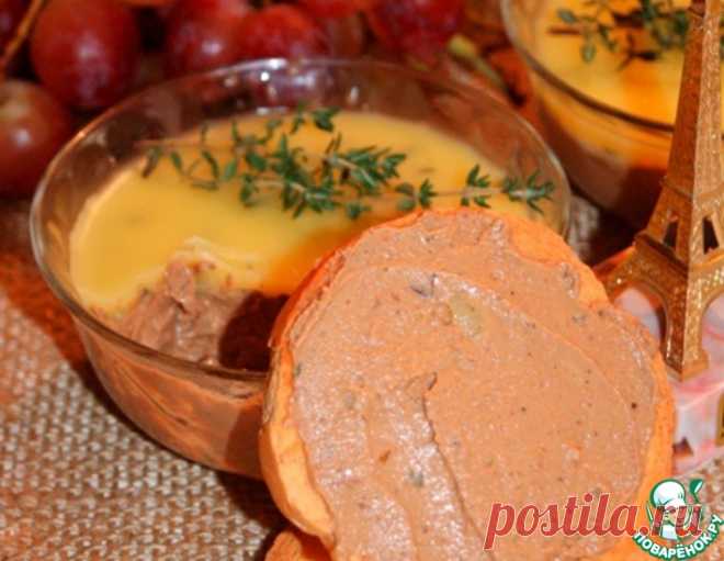 Паштет из куриной печени по-французски – кулинарный рецепт