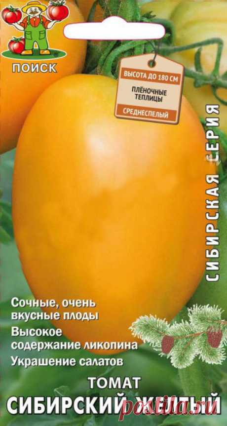 Томат. Сибирский желтый (Сибирская серия)