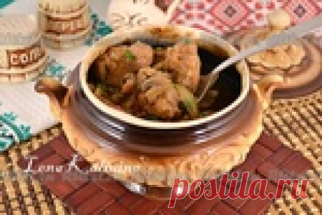 Рецепт свинины с грибами в горшочке