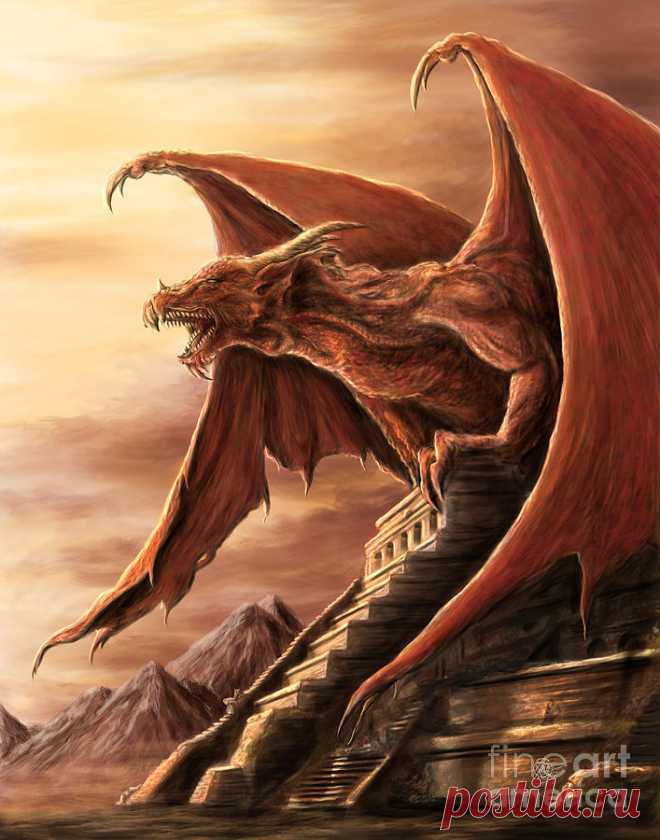 Armageddon Dragon by MGL Meiklejohn Graphics Licensing Armageddon Dragon Digital Art by MGL Meiklejohn Graphics Licensing