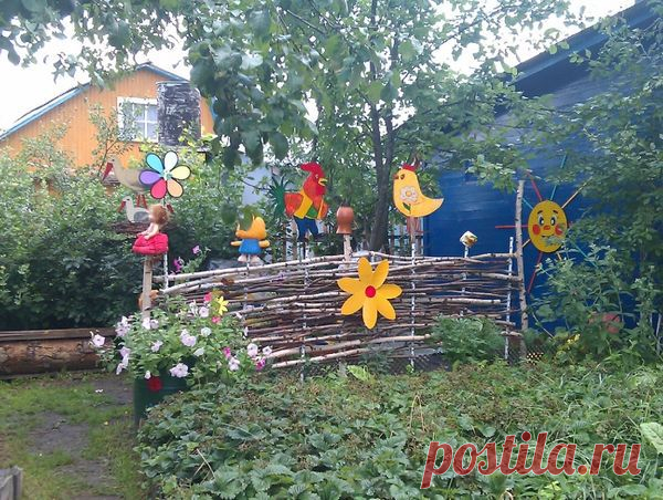 Дачные поделки: украшаем дачу своими руками