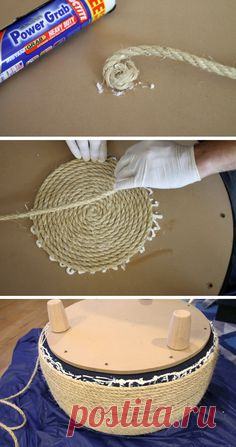 DIY Tire Coffee Table