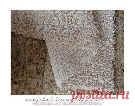 ​Меховой коврик своими руками