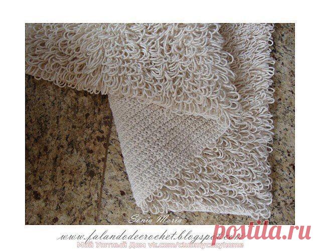 ​Меховой коврик своими руками