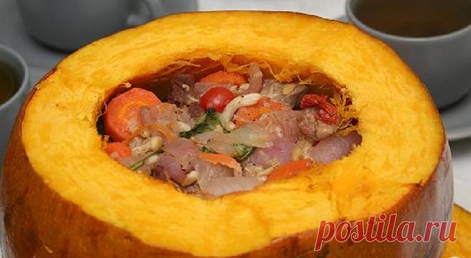 Тыква по-итальянски Собираетесь устроить посиделки с друзьями и родными? Хотите удивить их необычным и красивым блюдом? Тогда не проходите мимо этого рецепта, и приготовьте в домашних условиях вкусную тыкву по-итальянски! Блюдо имеет оригинальную подачу. Сделать блюдо сможет любой без особых проблем, если следовать каждому шагу рецепта.