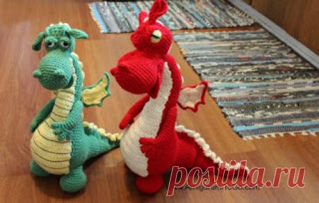 Fierce or Sleepy Dragon Pattern Part One ~ Amigurumi To Go