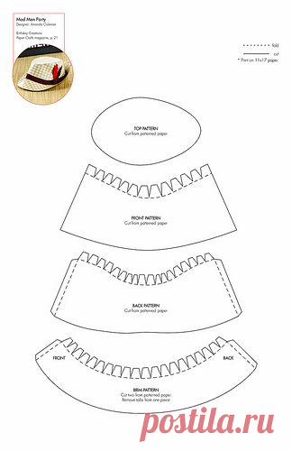 Аксессуары для кукол. Тирольская шляпа