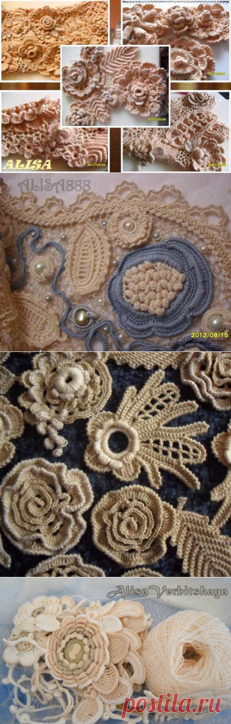 Сумка шебби-шик ♛ 12 схем ♛ вдохновлялки ♛ кружево от Alisa