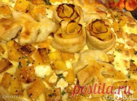 Тыквенно-луковый пирог - Рецепты домашней кухни с пошаговыми фотографиями и подробным описанием. Новые рецепты каждый день. Конкурсы рецептов - Ням.ру