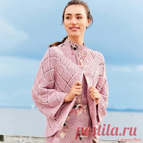 Короткий жакет реглан - Вязание - Страна Мам