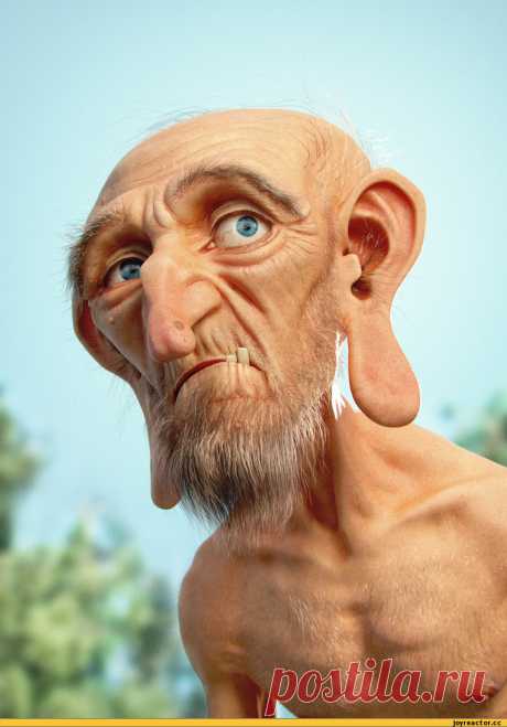 by JoseAlvesSilva / старик :: персонажи :: 3d графика / смешные картинки и другие приколы: комиксы, гиф анимация, видео, лучший интеллектуальный юмор.