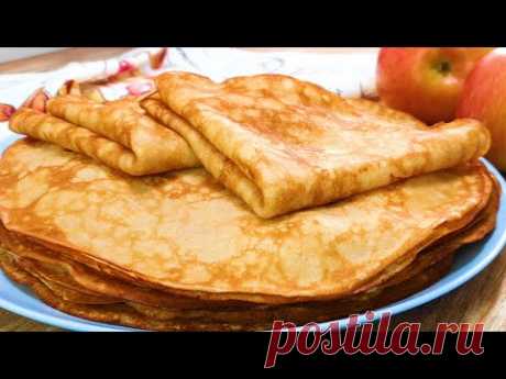 Ароматные ЯБЛОЧНЫЕ блинчики! Fragrant APPLE pancakes!