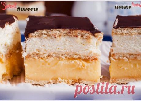 Торт-эклер (без выпечки) | Sweet Twittes