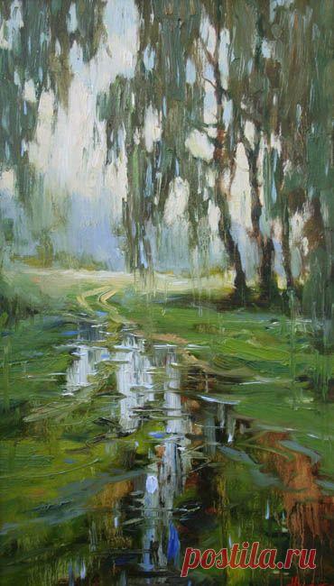 Дождик. Картины художника. Нестерчук Степан Владимирович. Художники. Картины, картинная галерея, продажа картин