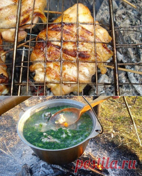 5 простых и вкусных блюд для костра