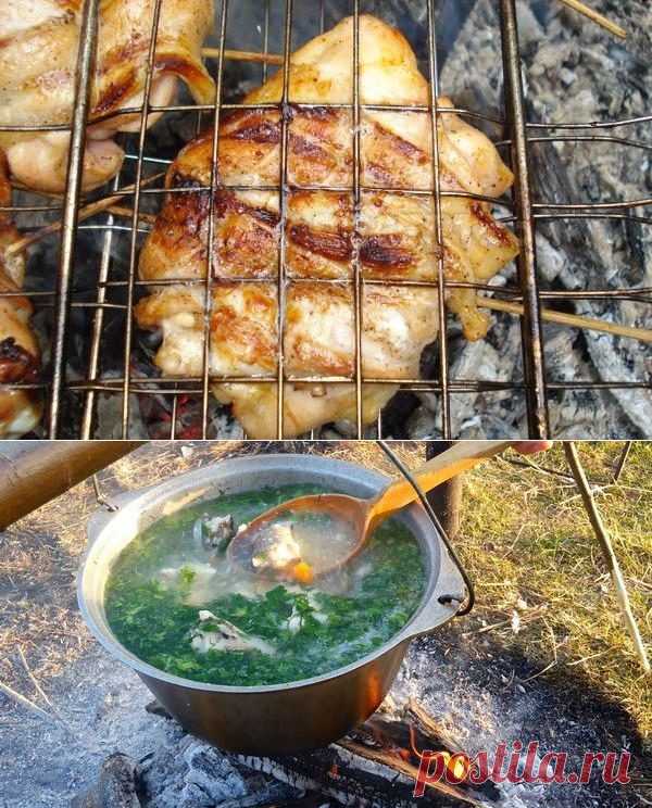 5 простых и вкусных блюд для костра