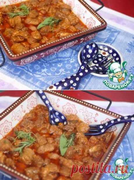 Рагу из трех видов мяса в азиатском стиле - кулинарный рецепт