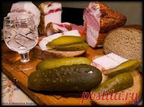 Как засолить мясо и сало.