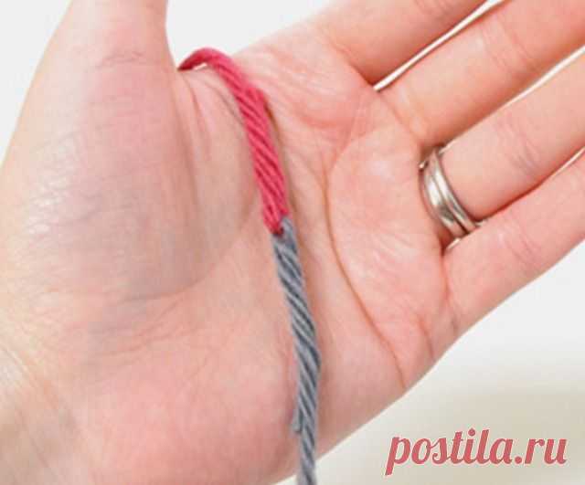 Секреты мастерства. Соединение нитей без узла | Своими руками