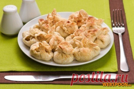 Мешочки с мясом и грибами | Рецепт мяса в мешочках с фото | Грибы в мешочках | Мешочки в духовке на Webspoon.ru