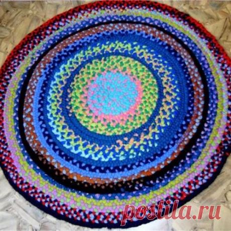 Коврик из шерсти, интересная техника создания
