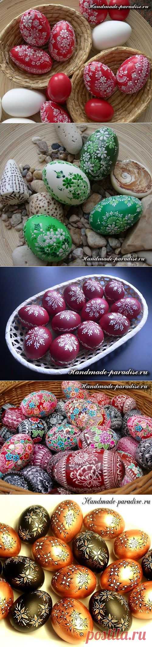 Роспись пасхальных яиц горячим воском - Handmade-Paradise