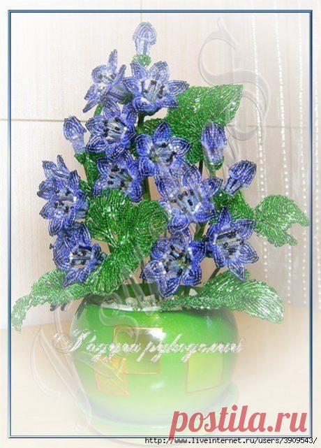 Очень красивые колокольчики! - Бисероплетение