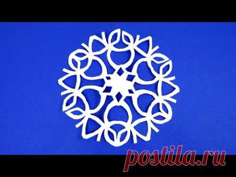 Как сделать красивую снежинку своими руками