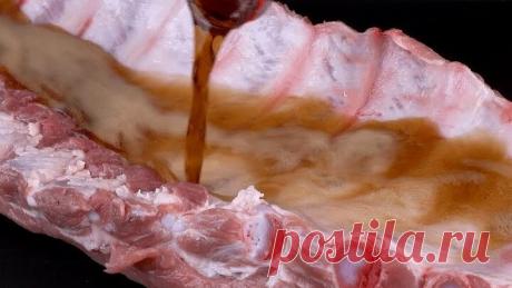 Теперь готовлю ребрышки только таким способом! Муж в восторге!