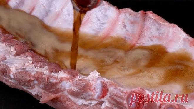 Теперь готовлю ребрышки только таким способом! Муж в восторге!