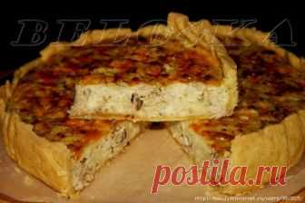 Рыбно-рисовый пирог 