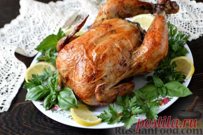 Рецепт: Запеченная курица по-перуански на RussianFood.com