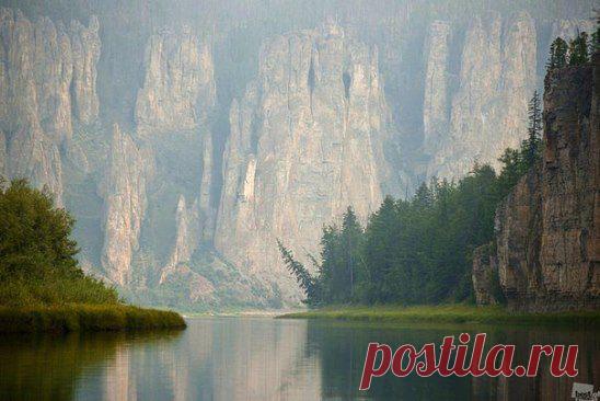 С добрым утром!
Республика Саха (Якутия). река Синяя (Сиинэ).