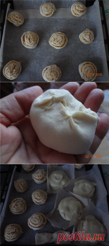 Булочки "к чаю" из слоеного теста.: Рецепты и кулинария - женская социальная сеть myJulia.ru