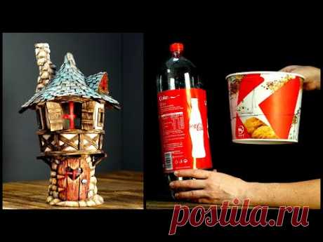 ❣DIY Fairy Tower Using Cardboard and Trash❣