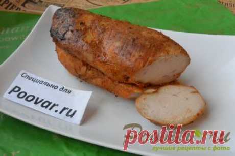 Куриная пастрома с мёдом, паприкой и горчицей