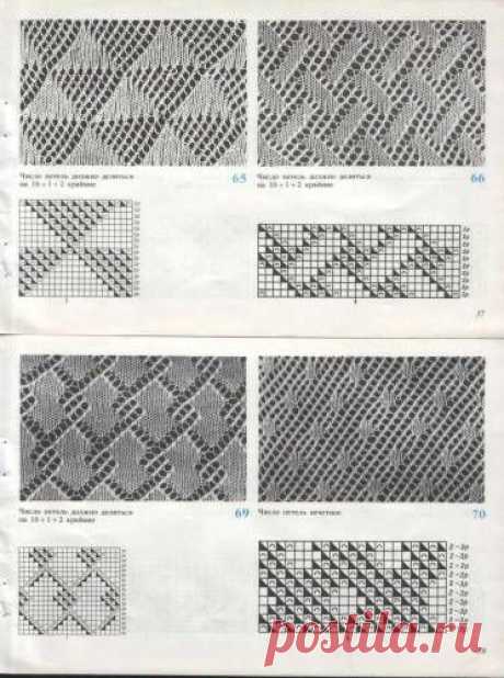Вязание сетки для машинного вязания - Узоры для машинного вязания - Вязание узоров - Крючок и спицы - Схемы вязания