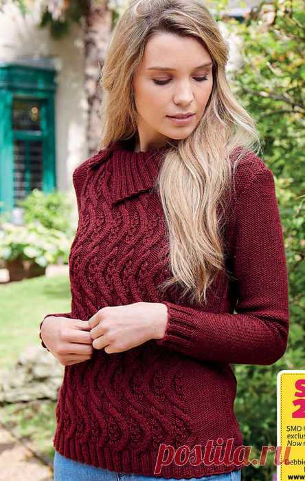 пуловер из журнала Knit Now 2017-80