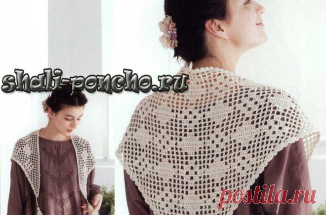 Филейная косынка