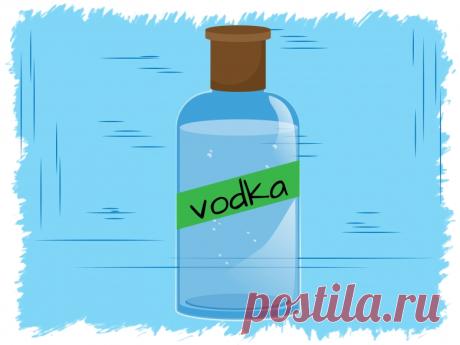 Рюмка водки на столе…Водку можно не только пить. | Всегда в форме!
