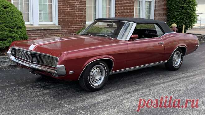 1969 Mercury Cougar Convertible | G172 / Indy 2019 / Аукционы Mecum 1969 Mercury Cougar кабриолет представлен как Лот G172 в Индианаполисе, в