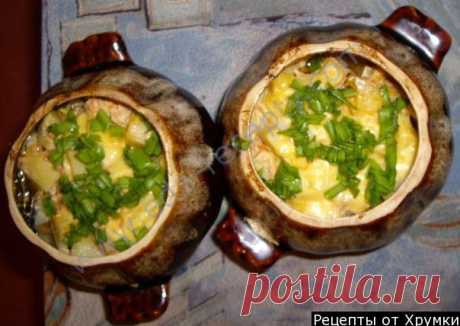 Кулинарный рецепт Картофель в горшочках с фото