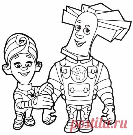 Раскраски Фиксиков скачать или распечатать