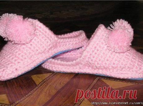 Домашние шлепанцы