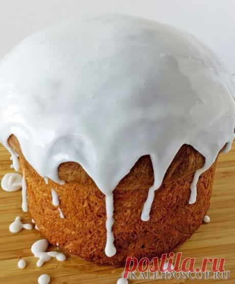 Глазурь и помадка для кулича | Калейдоскоп