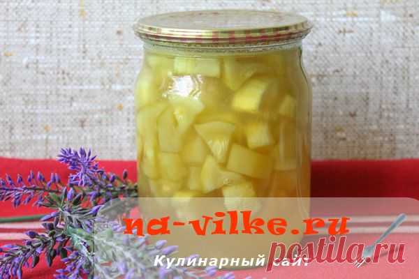 Кабачки как ананасы на зиму: сладкий овощной рецепт
